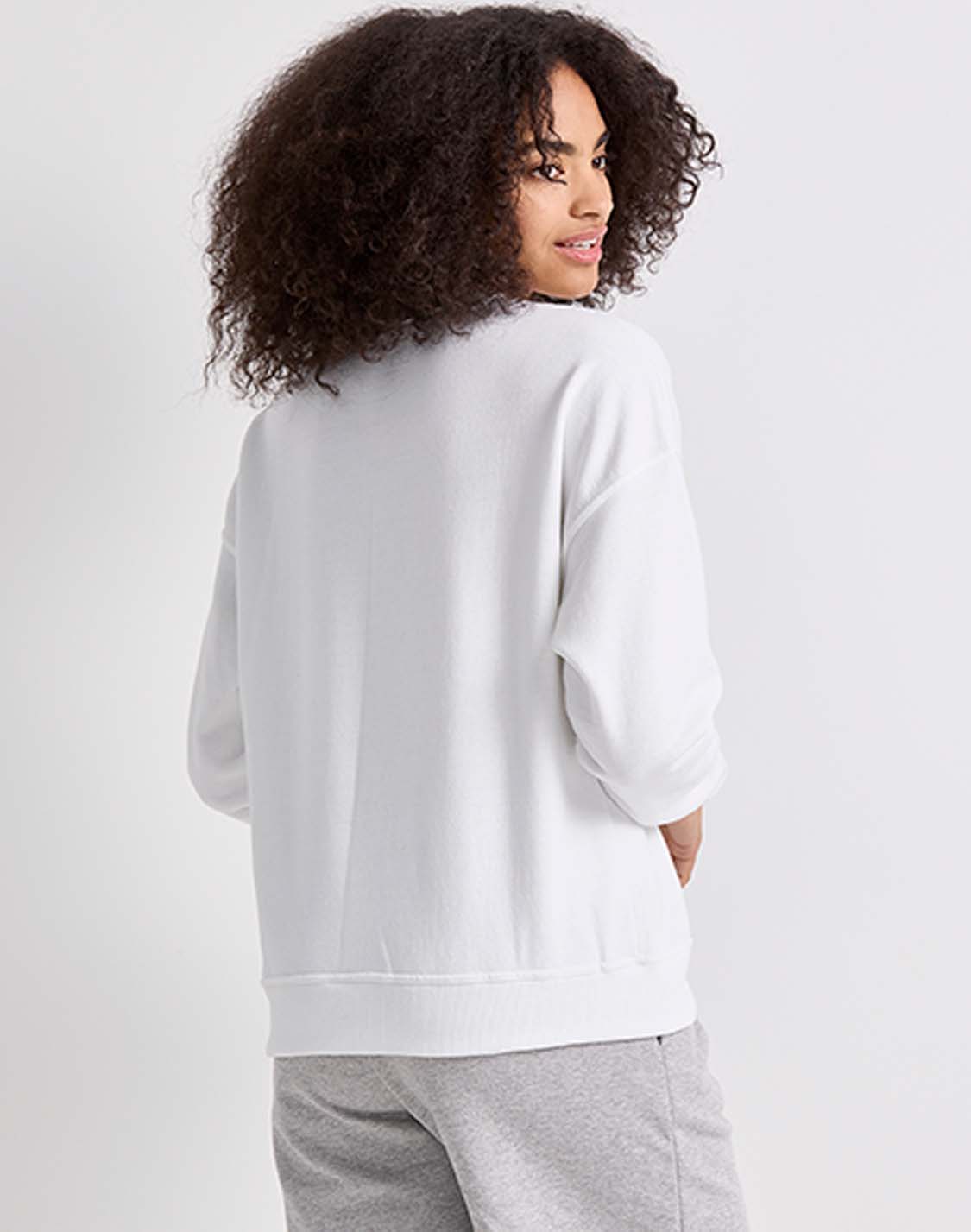 Sudadera Cuello Redondo Para Mujer Powerblend Relaxed Champion