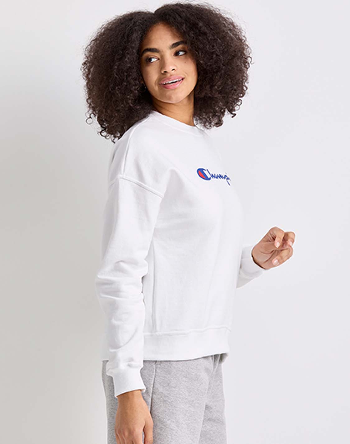 Sudadera Cuello Redondo Para Mujer Powerblend Relaxed Champion