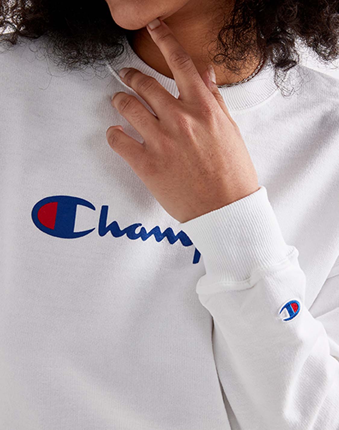 Sudadera Cuello Redondo Para Mujer Powerblend Relaxed Champion