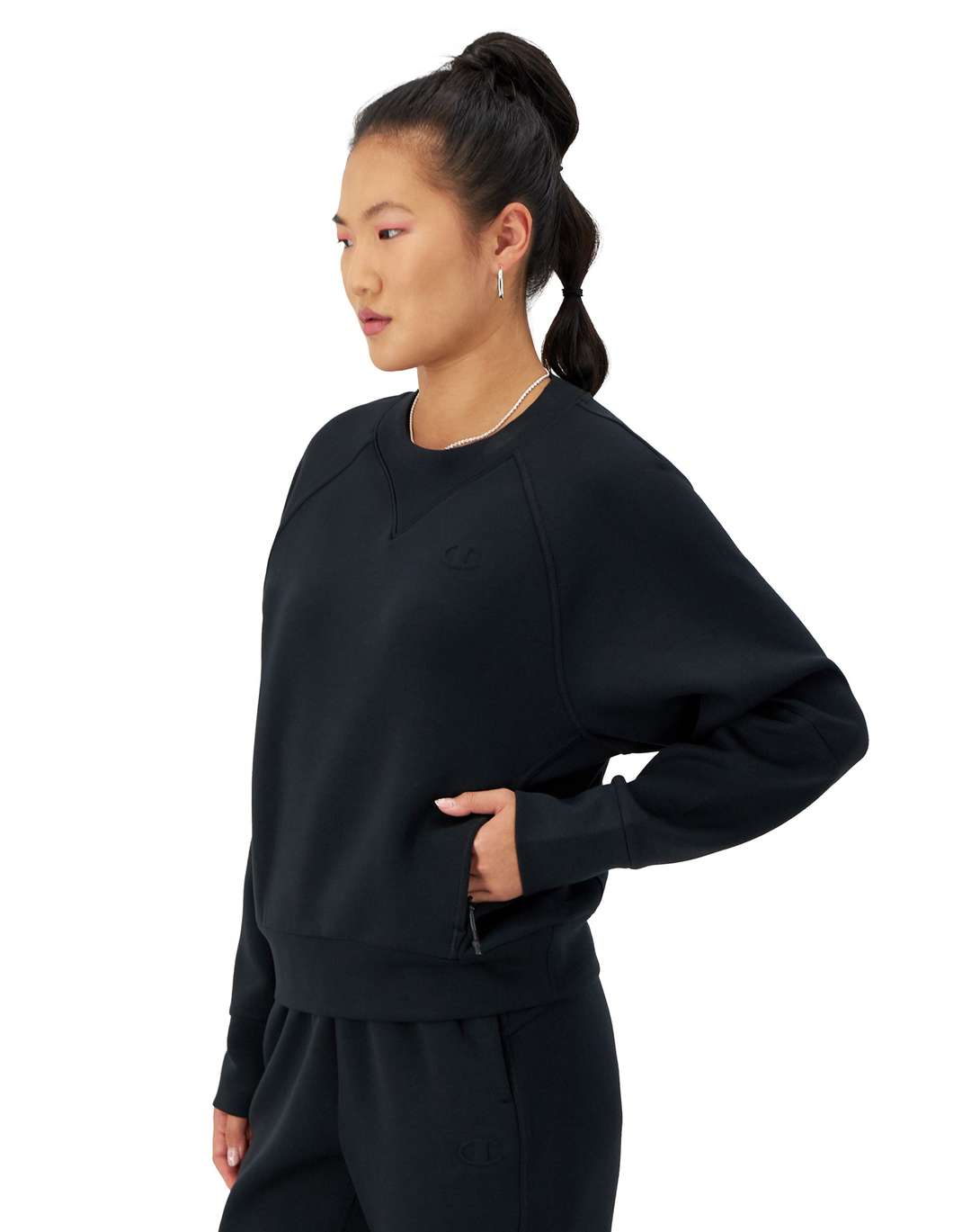 Sudadera Squish de Cuello Redondo para Mujer