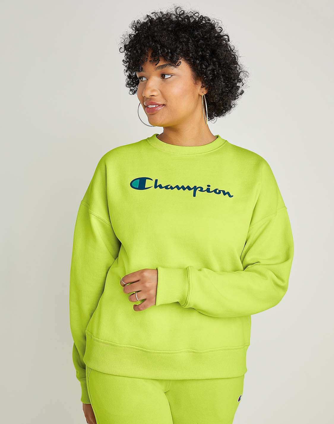 Sudadera Cuello Redondo Para Mujer Powerblend Relaxed Champion