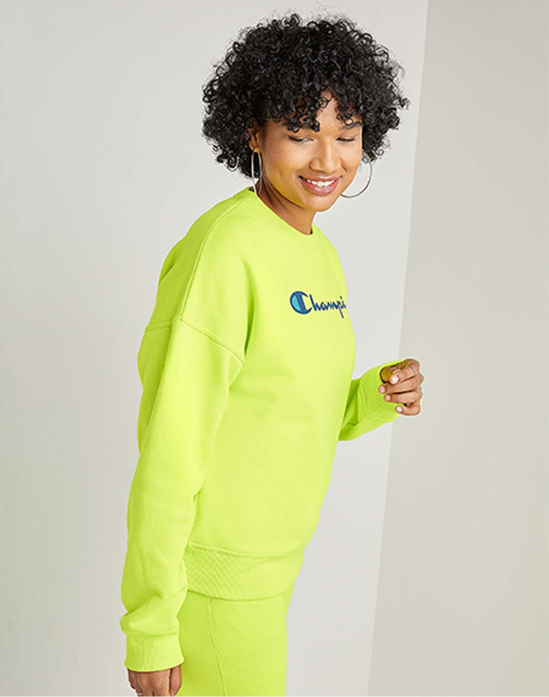 Sudadera Cuello Redondo Para Mujer Powerblend Relaxed Champion