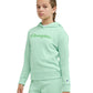 French Terry Hoodie, Classic Script Kids Champion