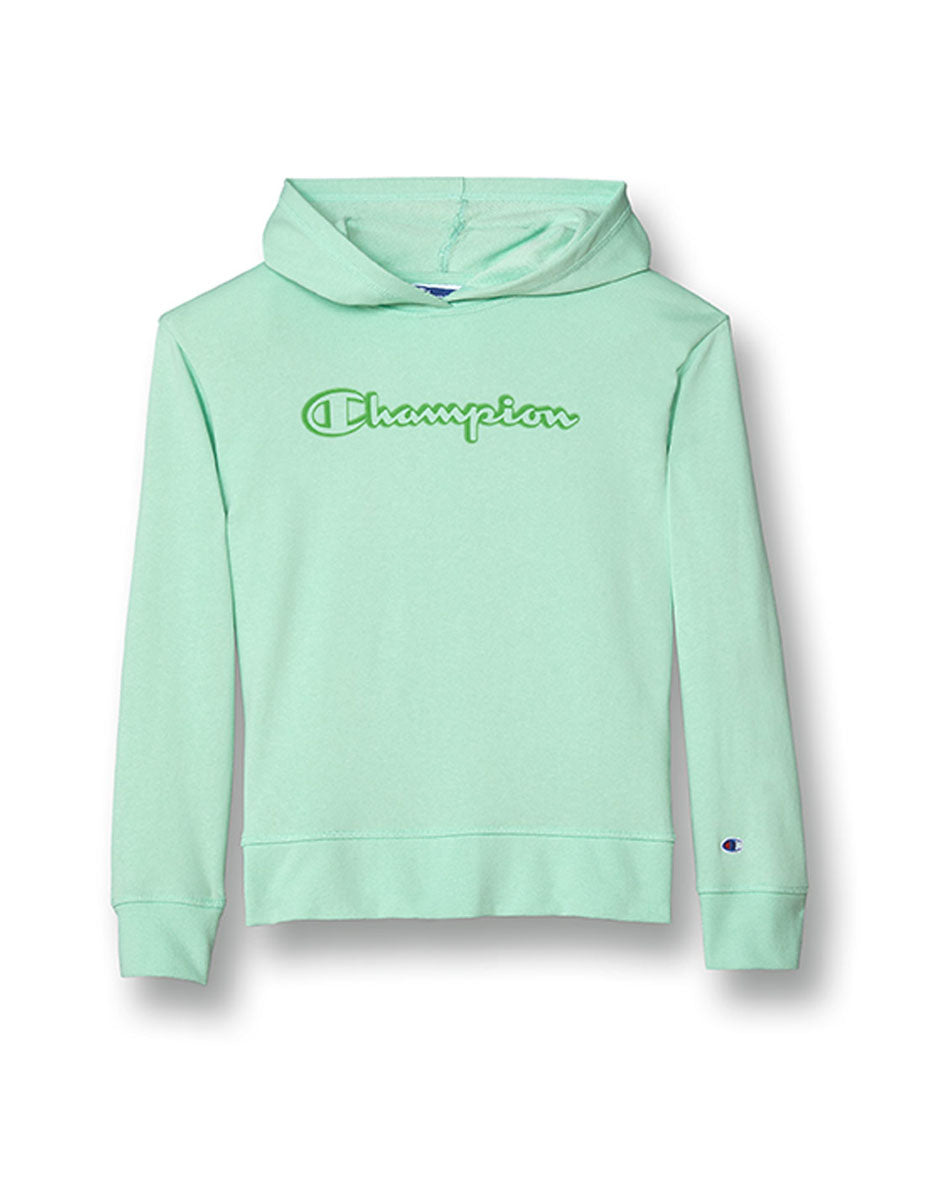 French Terry Hoodie, Classic Script Kids Champion