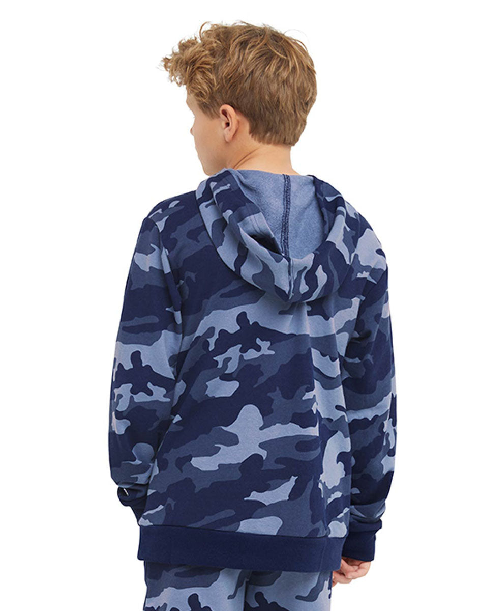 Sudadera Para Niño French Terry Hoodie Camo Champion