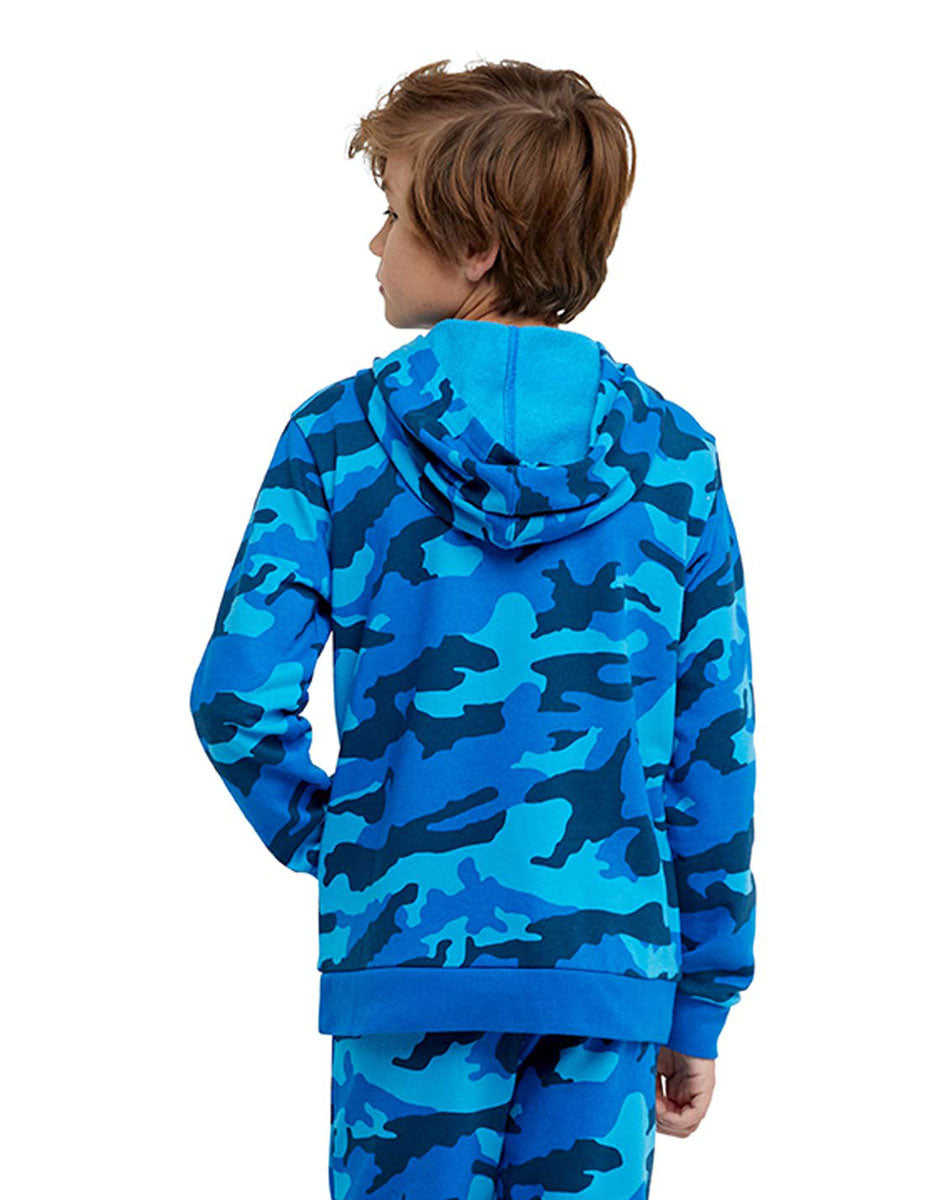Sudadera Para Niño French Terry Hoodie Camo Champion