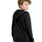 French Terry Full-Zip Boys' Hoodie, Classic Script