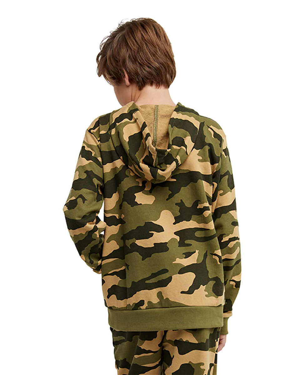 Sudadera Para Niño French Terry Hoodie Camo Champion
