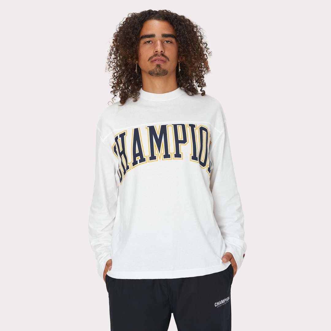 Playera "Block Arch" de Manga Larga para Hombre
