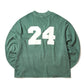 Playera manga larga "Vintage Dye, Mock Neck" X Angelo Baque