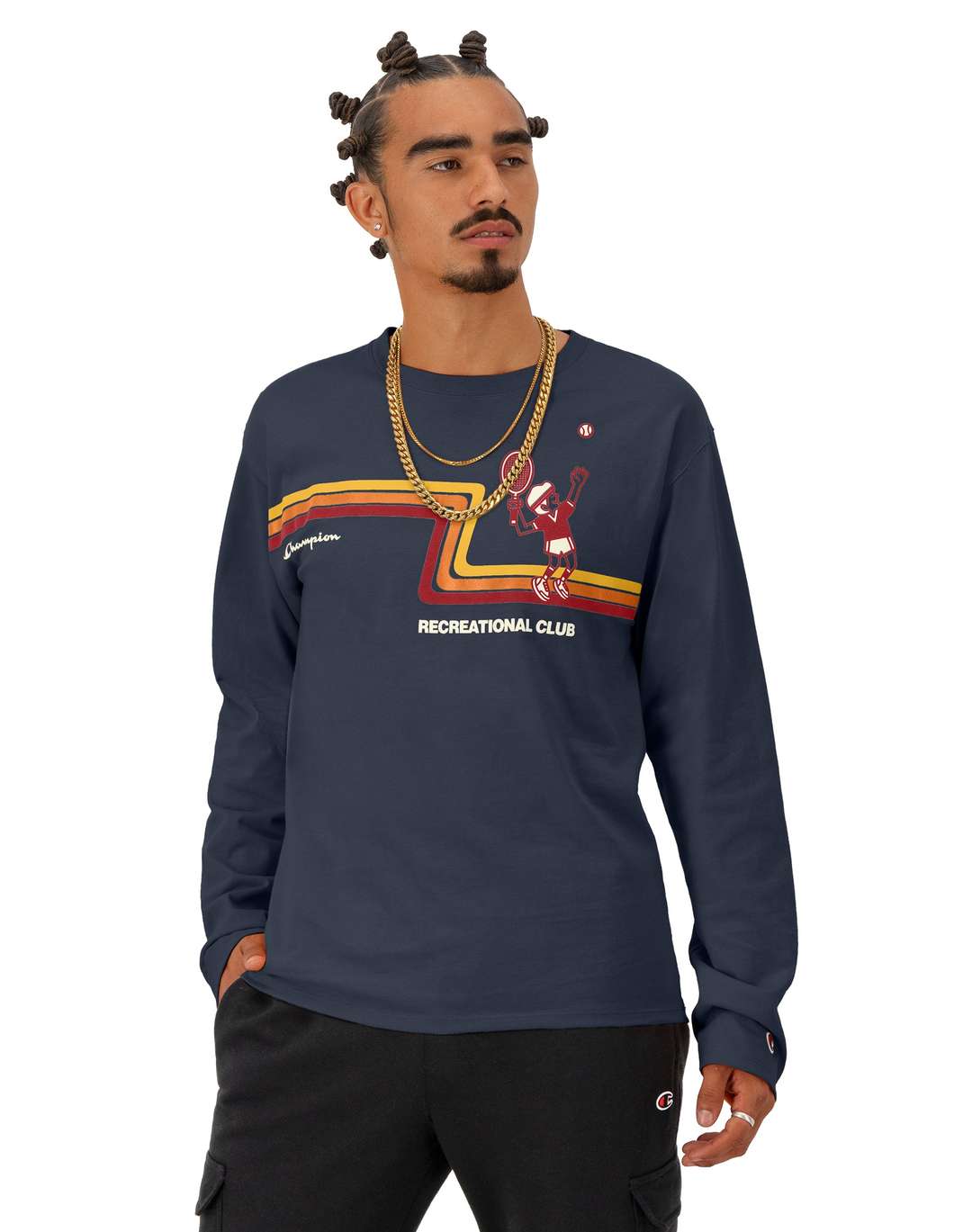 Playera No-Cuff Rec Club de Manga Larga para Hombre
