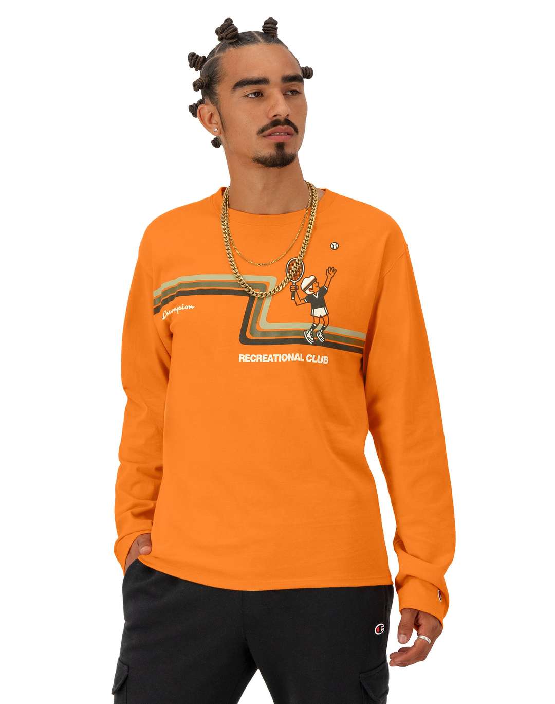 Playera No-Cuff Rec Club de Manga Larga para Hombre