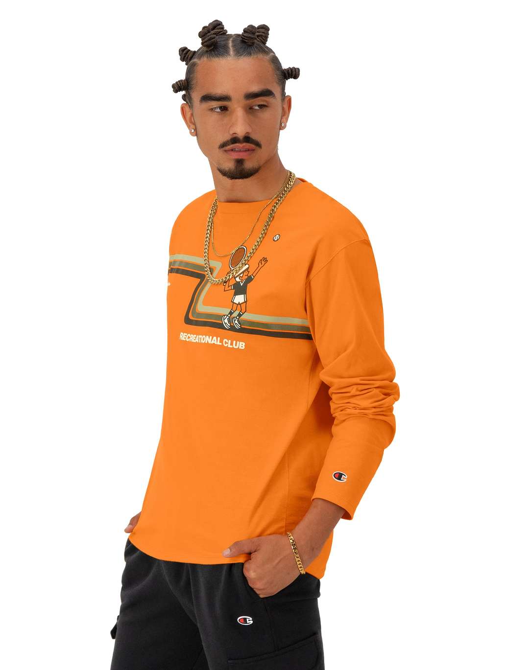 Playera No-Cuff Rec Club de Manga Larga para Hombre