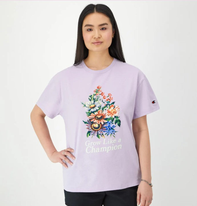 Playera Oversized, "Grow Like a Champion"