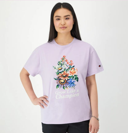 Playera Oversized, "Grow Like a Champion"
