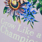Playera "Grow Like a Champion" Oversize para Mujer