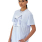 Playera Oversized, "Butterfly Graphic"