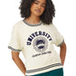 Sudadera "Webster Rib Trim" de Manga Corta para Mujer