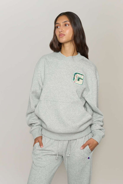 Sudadera Crossover X Guizio de Cuello Redondo para Mujer