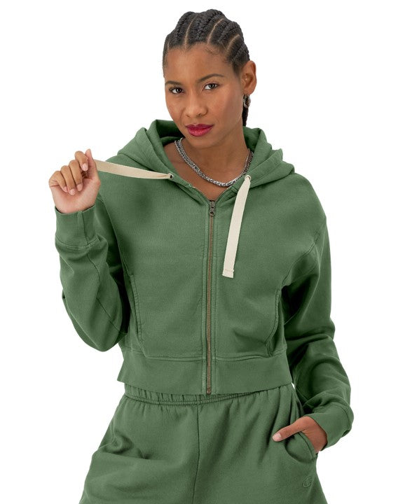 Sudadera Vintage Wash Zipper Completo