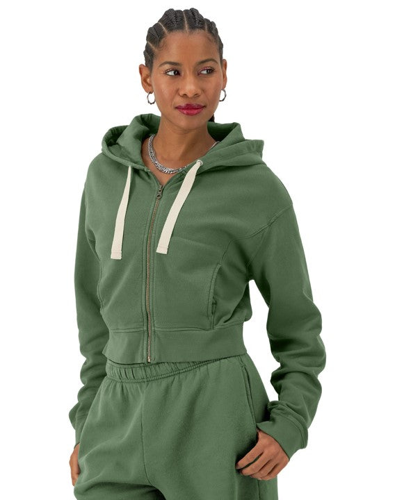 Sudadera Vintage Wash Zipper Completo
