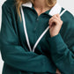 Sudadera Quarter Zip para Mujer