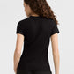 Playera Slim Ribbed para Mujer
