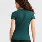 Playera Slim Ribbed para Mujer