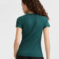 Playera Slim Ribbed para Mujer