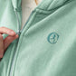 Sudadera Hoodie Reverse Weave con Bolsas Vintage Wash para Mujer