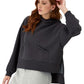 Sudadera Hoodie Reverse Weave con Bolsas Vintage Wash para Mujer
