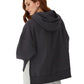 Sudadera Hoodie Reverse Weave con Bolsas Vintage Wash para Mujer