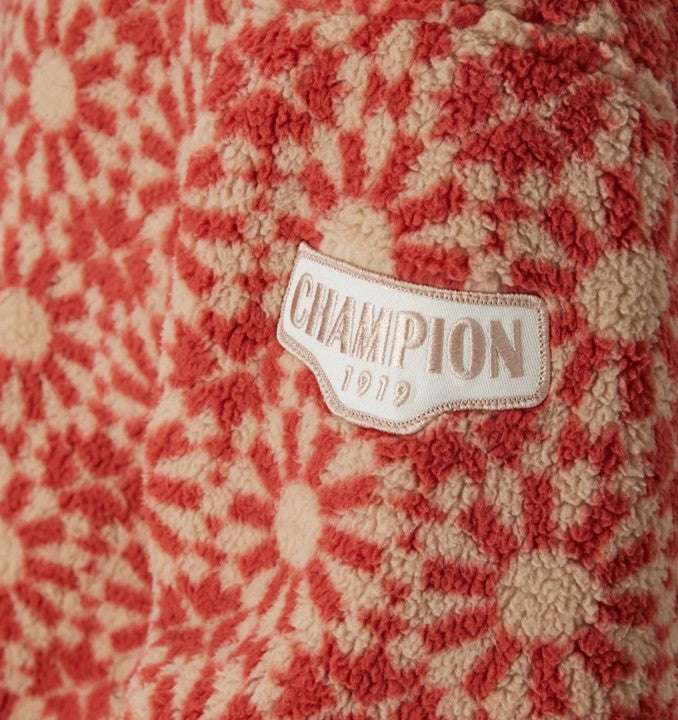 Sudadera Polar con Estampado Geométrico (1/4 Zip) para Mujer