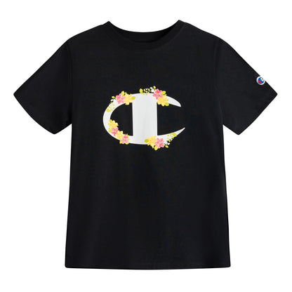 Playera Champion Logo Floral para Mujer