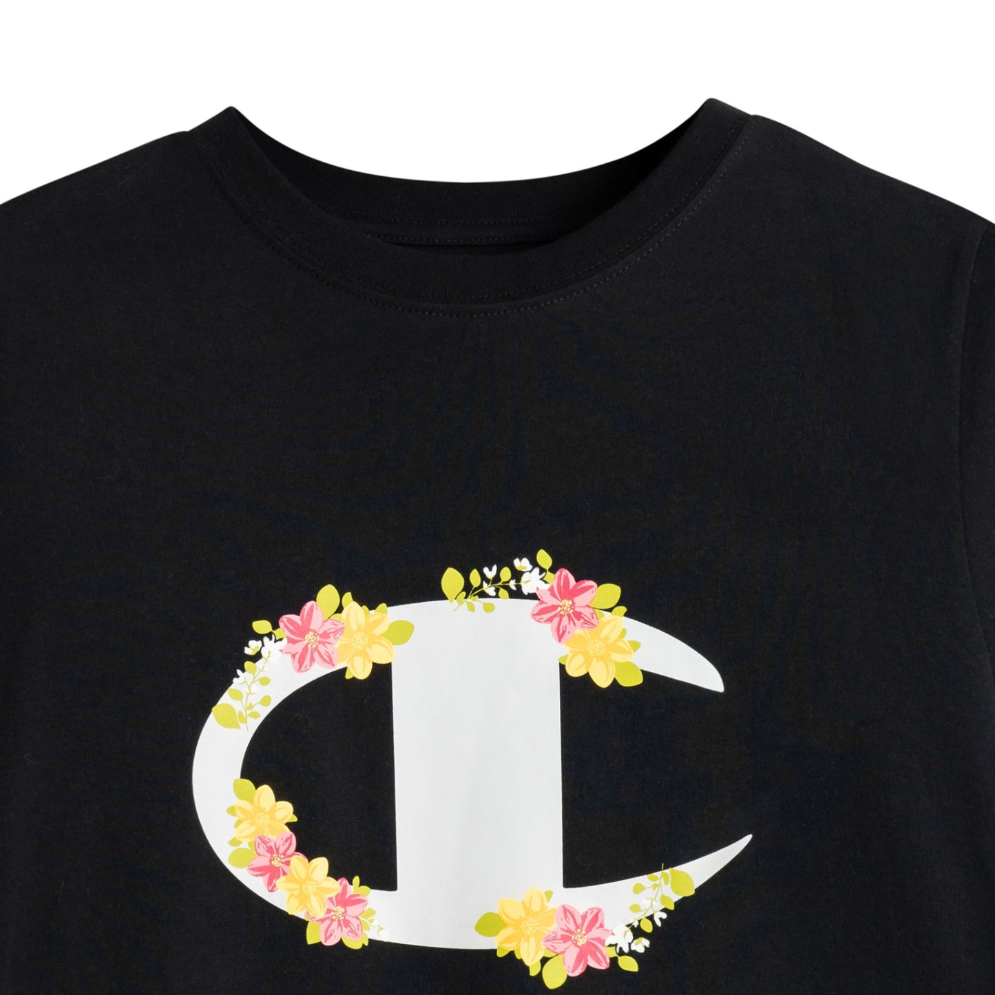Playera Champion Logo Floral para Mujer