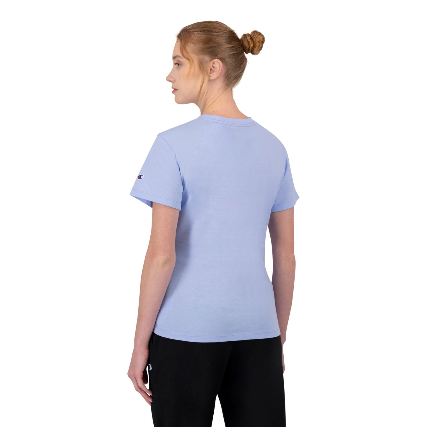 Playera Champion Script para Mujer