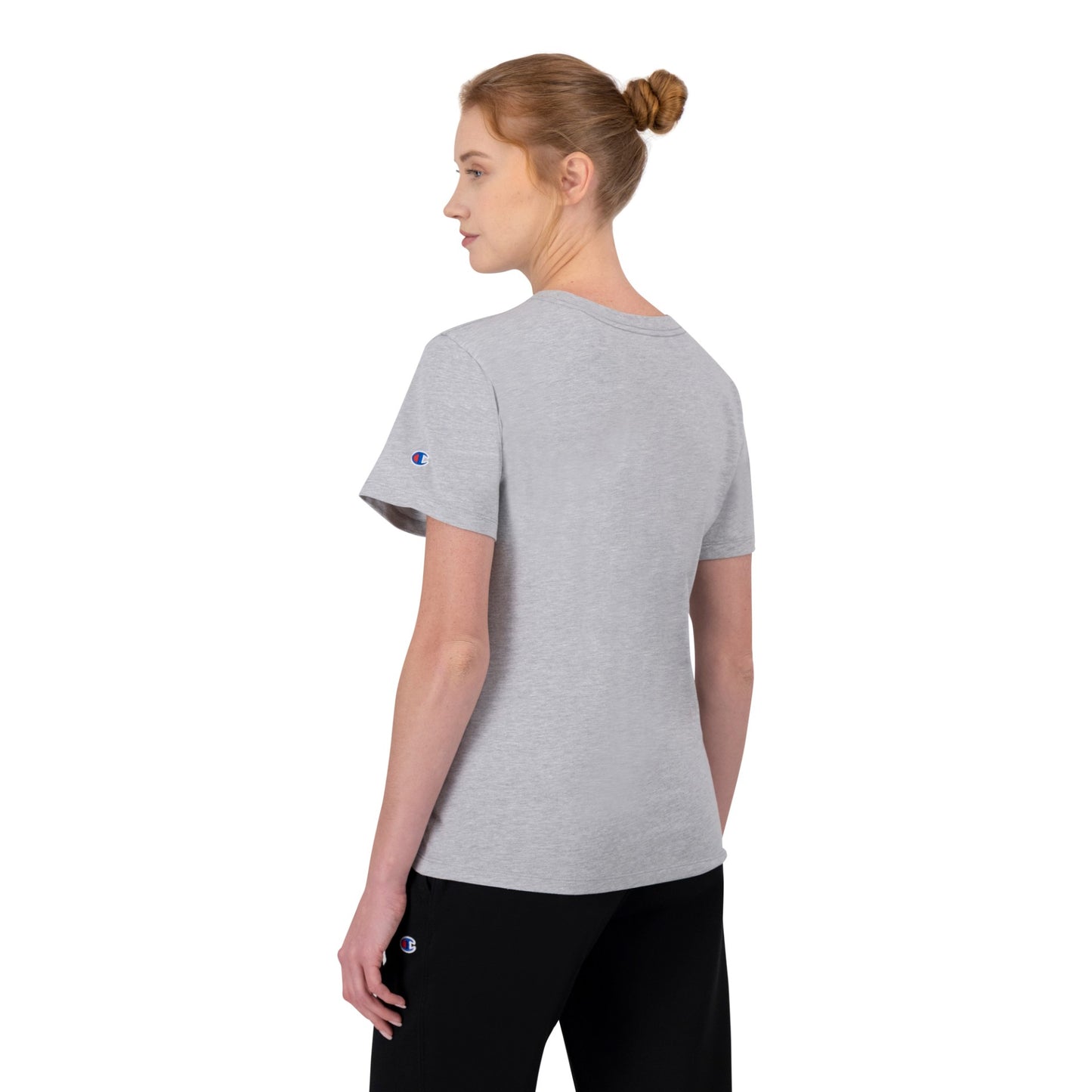 Playera Champion Script para Mujer