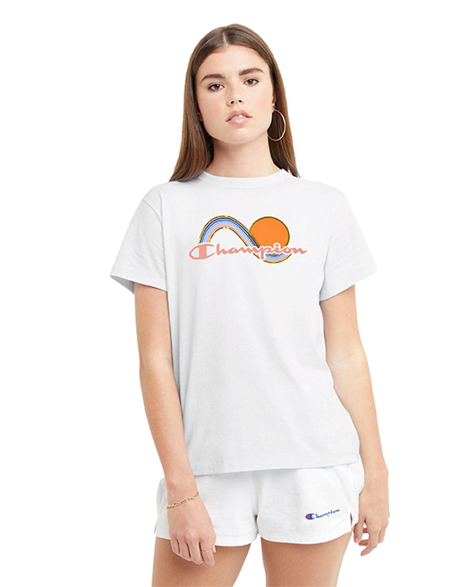 Playera Para Mujer Classic Tee - Graphic Champion