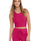 Tank Para Mujer Soft Touch Crop Top - Ribbed Champion
