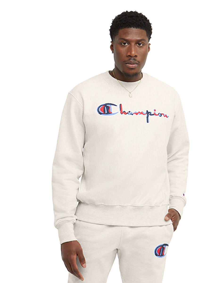 Sudadera sin gorro Reverse Weave logo "C"