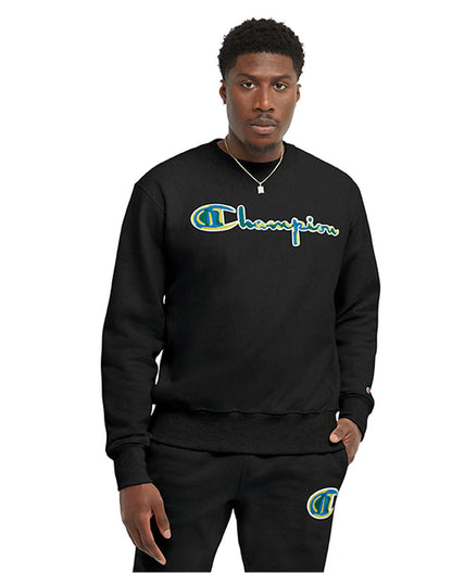 Sudadera sin gorro Reverse Weave logo "C"